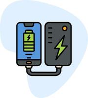 Portable Battery Vector Icon