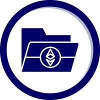 Ethereum Folder Vector Icon