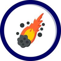 Meteor Vector Icon