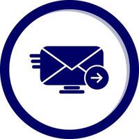 correo electrónico expedido vector icono