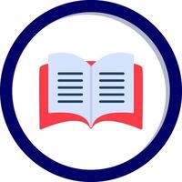 Open Book Vector Icon