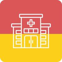 icono de vector de hospital