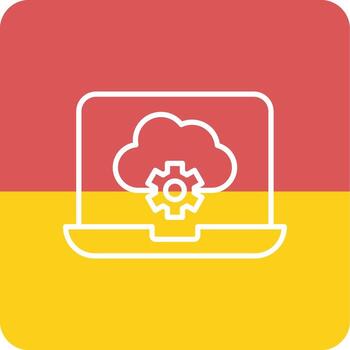 Cloud Computing Vector Icon