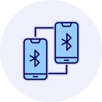 Phone Bluetooth Connected Vector Icon