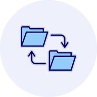 Data Transfer Vector Icon