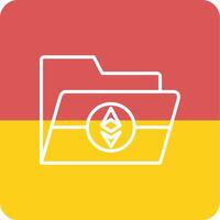 Ethereum Folder Vector Icon