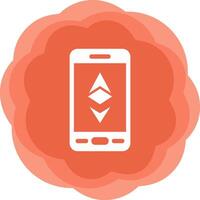 Ethereum Smartphone Vector Icon