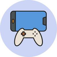 Joystick and Mobile Vector Icon