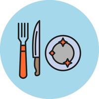 Dinning Vector Icon