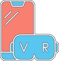 icono de vector de realidad virtual