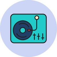 Turntable Vector Icon