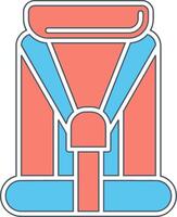 Car Seat baby Vector Icon