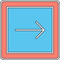 Right Arrow Vector Icon