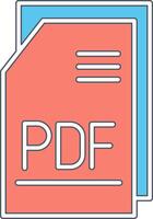 Pdf File Vector Icon