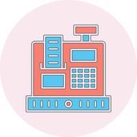 Cashier Machine Vector Icon