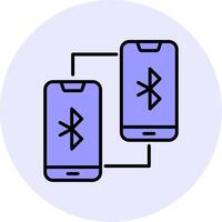 Phone Bluetooth Connected Vector Icon