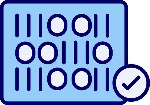 icono de vector de cifrado