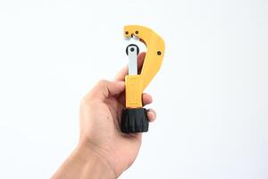Metal pipe cushion with circular blade photo