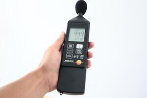 sound level meter instrument designed to measure noise levels photo