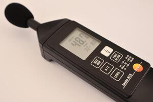 sound level meter instrument designed to measure noise levels photo