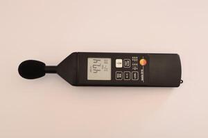 sound level meter instrument designed to measure noise levels photo