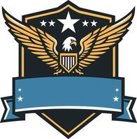 Army Eagle Logo Template Vector