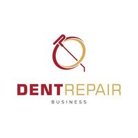 Dent Repair Icon Logo Design Template vector