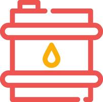 Oil Barrel Creative Icon Design vector