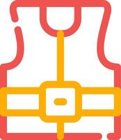 Lifejacket Creative Icon Design vector