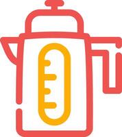 Electric Kettle Creative Icon Design vector