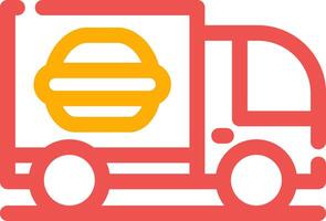 Food Delivery Creative Icon Design vector