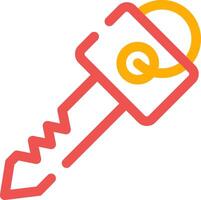 Room Key Creative Icon Design vector