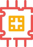 Processor Creative Icon Design vector