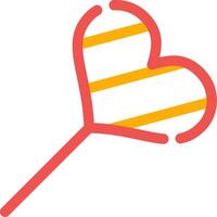 Valentines Candy Creative Icon Design vector