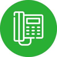 Telephone Creative Icon Design vector