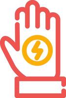 Glove Creative Icon Design vector