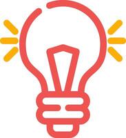 Light Bulb Creative Icon Design vector