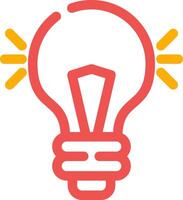 Light Bulb Creative Icon Design vector