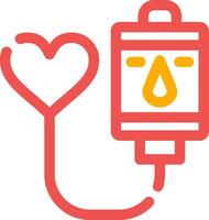 Blood Donation Creative Icon Design vector