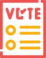 Ballot Creative Icon Design vector