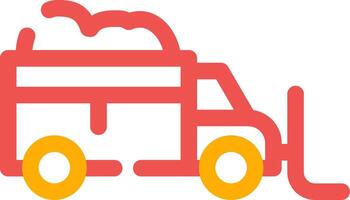 Snowplow Creative Icon Design vector