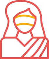 Lady Justice Creative Icon Design vector