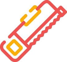 Hack Saw Creative Icon Design vector