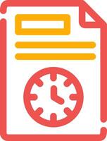 Schedule Creative Icon Design vector