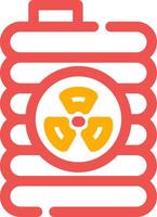 diseño de icono creativo nuclear vector