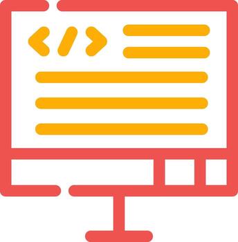 diseño de icono creativo de código vector