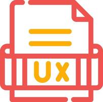 Ux Format Creative Icon Design vector