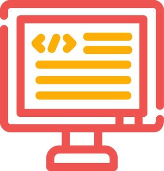 diseño de icono creativo de código vector