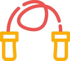 Skipping Rope Creative Icon Design vector