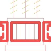 Power Transformer Creative Icon Design vector